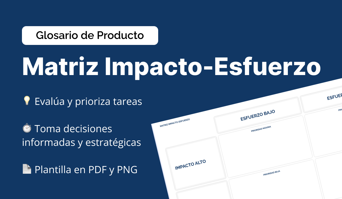 plantilla descargable matriz impacto-esfuerzo