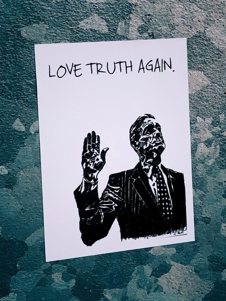 Croquis intitulé "Love truth again"