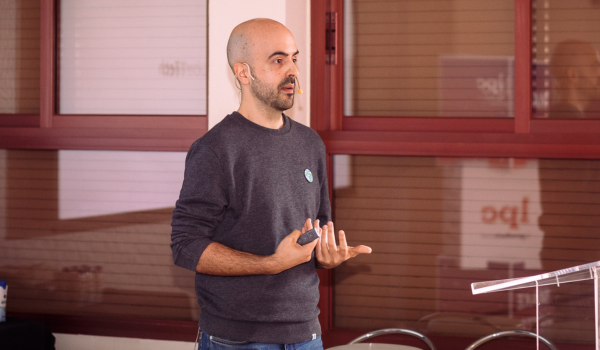 Santi Laresgoiti, CPO de Líbere, en su charla en LPCMAD23