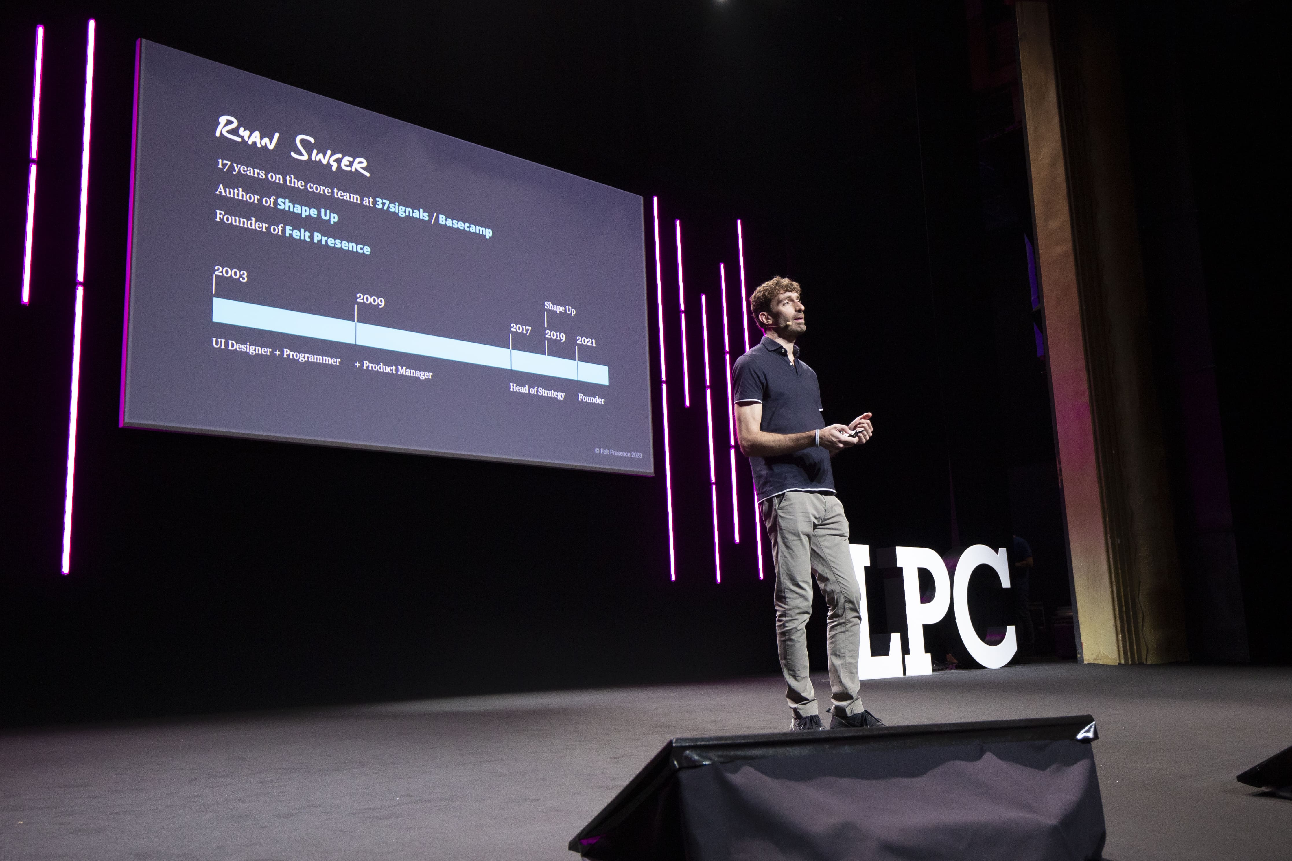 ryan singer shape up la product conf